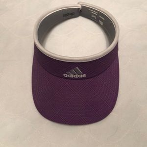 Purple Adidas sun visor.  Never worn.
